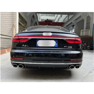 Tylny dyfuzor z końcówkami wydechu S-Style (2018-2021) Audi A8 2018- zdjęcia 1