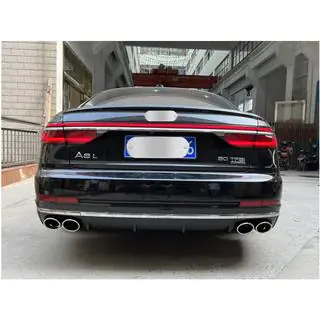 Tylny dyfuzor z końcówkami wydechu S-Style (2018-2021) Audi A8 2018- zdjęcia 1