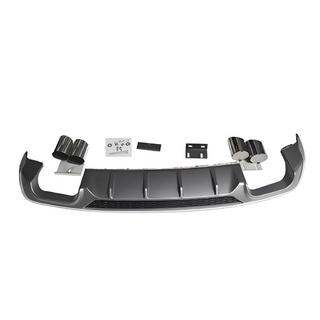 Tylny Dyfuzor z Końcówkami V-2 (do S/S-Line, 2016-2020) Audi A3 2012-2020
