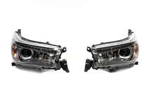 Toyota Hilux 2015- Przednie reflektory OEM V2 2015-2019 (do żarówki ksenonowej lub LED, zestaw 2 szt.) zdjęcia 3