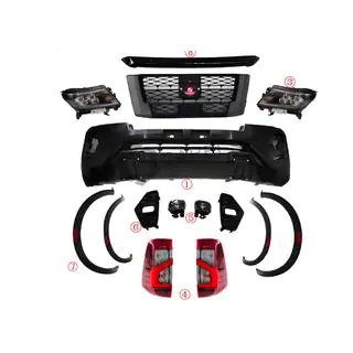 Zestaw modernizacji Facelift do 2021 (dla 2015-2020) Nissan Navara/NP300 2016- zdjęcia 4