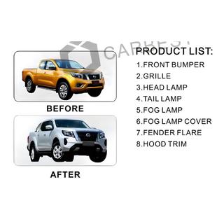 Zestaw modernizacji Facelift do 2021 (dla 2015-2020) Nissan Navara/NP300 2016- zdjęcia 3