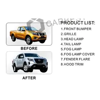 Zestaw modernizacji Facelift do 2021 (dla 2015-2020) Nissan Navara/NP300 2016- zdjęcia 3