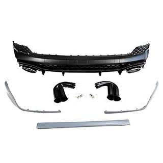 Tylny Dyfuzor z Koncowkami Wydechu QRS-Style (2.0) Audi Q3 2019–2025