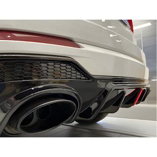 Tylny Dyfuzor z Końcówkami Wydechu QRS-Style Audi Q3 2019–2025 zdjęcia 1