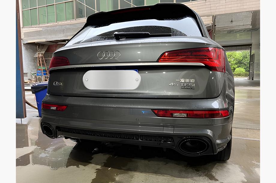 Audi Q5 2008-2017 Tylny Dyfuzor z Końcówkami Wydechu QRS-Style Zdjęcia 1