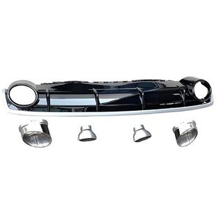 Tylny dyfuzor z końcówkami wydechu QRS-Style (Sport, 2015-2019) Audi Q7 2015–2026 zdjęcia 1