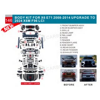 Zestaw liftingowy do X6M F96 LCI zdjęcia 3