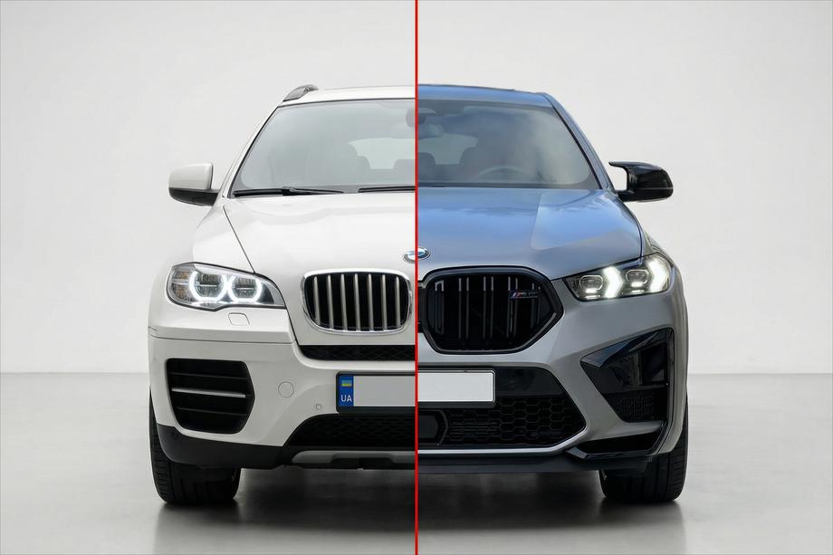 BMW X6 E71 2008–2014 Zestaw liftingowy do X6M F96 LCI Image