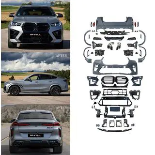 Zestaw body kit X6M F96 LCI (do 2023+) BMW X6 G06 2019–2027 zdjęcia 1