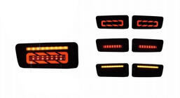 Nissan Patrol Y61 1997-2011 Tylne lampy LED Smoke Black (1999-2005, 2 szt.) zdjęcia 1