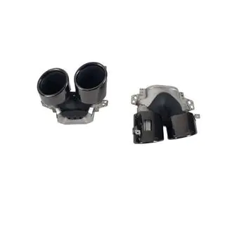 Dyfuzor tylny z końcówkami wydechu GLE53 Black (2018-2026) zdjęcia 3