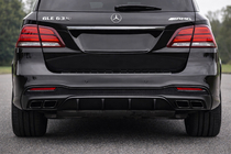 Mercedes GLE/ML class W166 2011-2018 Tylny dyfuzor do GLE (design GLE63 Black) zdjęcia 1