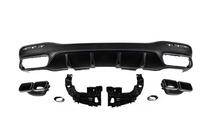 Mercedes GLE/ML class W166 2011-2018 Tylny dyfuzor do GLE (design GLE63 Black) zdjęcia 2