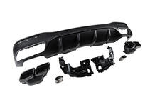 Mercedes GLE/ML class W166 2011-2018 Tylny dyfuzor do GLE (design GLE63 Black) zdjęcia 4