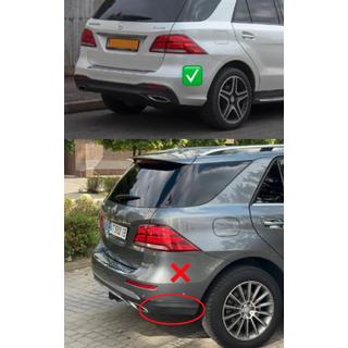Tylny dyfuzor do GLE (design GLE63 Black) zdjęcia 3