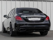 Mercedes C-class W205 2014-2021 Tylny dyfuzor z końcówkami Black (Design C63 2018-2021) zdjęcia 1