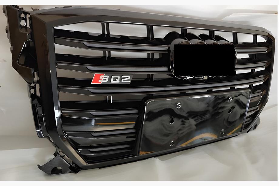 Audi Q2 2016- Grill Przedni SQ-Style V2 (2016-2024, Czarny) Image