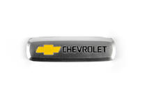 Chevrolet Emblemat aluminiowy do dywaników (1 szt) zdjęcia 2