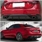Alfa Romeo Giulia 2016-2022 Dyfuzor Tylnego Zderzaka z Nakladkami V1 (Plastik) zdjęcia 4