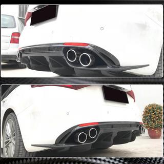 Dyfuzor tylnego zderzaka V1 (do Base, Carbon) Alfa Romeo Giulia 2016-2022 zdjęcia 3