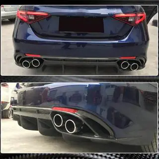 Dyfuzor tylnego zderzaka V1 (do Base, Carbon) Alfa Romeo Giulia 2016-2022 zdjęcia 4