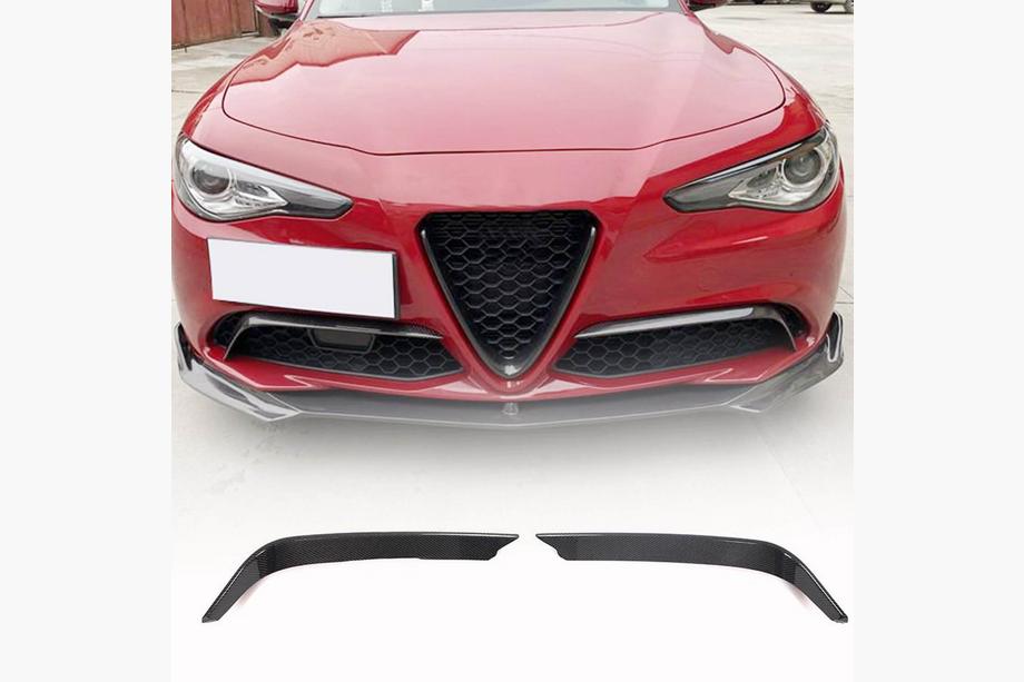 Alfa Romeo Giulia 2016-2022 Nakładki na Halogeny (do Base, Plastik) Image