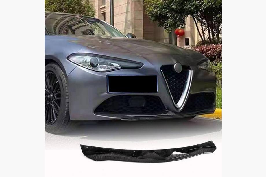 Alfa Romeo Giulia 2016-2022 Nakładka na przedni zderzak Lip V2 (do Base, Carbon) Image