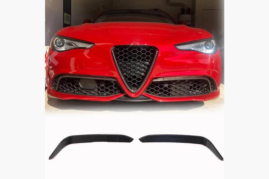 Alfa Romeo Giulia 2016-2022 Nakładki na Halogeny (do Sport, Carbon) Image