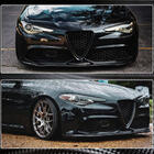 Alfa Romeo Giulia 2016-2022 Nakładka na Zderzak Przedni Carbon V2 (Carbon) zdjęcia 6