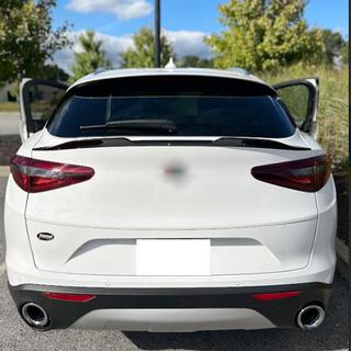 Dolny spoiler V2 (2017-2023, Suchy karbon) Alfa Romeo Stelvio 2016- zdjęcia 2