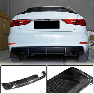 Dyfuzor tylnego zderzaka V2 (do Base Sedan 2012-2016, Carbon) zdjęcia 1