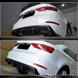 Dyfuzor tylnego zderzaka V2 (do Base Sedan 2012-2016, Carbon) zdjęcia 4
