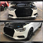 Audi A3 2012-2020 Dokładka przedniego zderzaka Lip V1 (do Base 2017-2020 Sedan, Carbon) zdjęcia 5