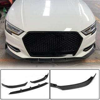 Dokładka przedniego zderzaka Lip V1 (do Base 2017-2020 Sedan, Carbon) zdjęcia 1