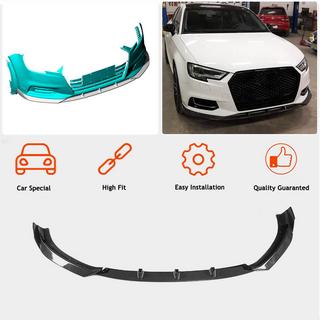 Dokładka przedniego zderzaka Lip V1 (do Base 2017-2020 Sedan, Carbon) zdjęcia 2