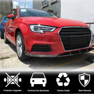 Dokładka przedniego zderzaka Lip V1 (do Base 2017-2020 Sedan, Carbon) zdjęcia 3