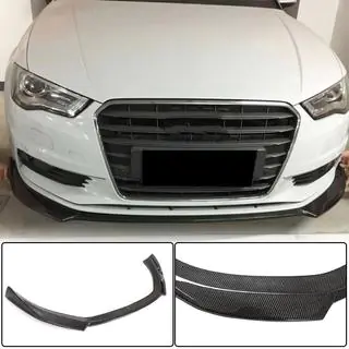 Dokładka przedniego zderzaka Lip V1 (do Base 2012-2016 Sedan, Carbon) zdjęcia 1