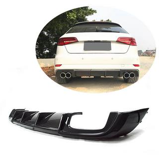 Dyfuzor tylnego zderzaka V2 (do S-Line HB 2017-2020, Carbon) zdjęcia 1