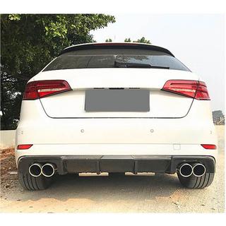 Dyfuzor tylnego zderzaka V2 (do S-Line HB 2017-2020, Carbon) zdjęcia 3