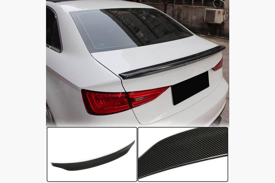 Audi A3 2012-2020 Spoiler V7 (do sedana, karbon) Image
