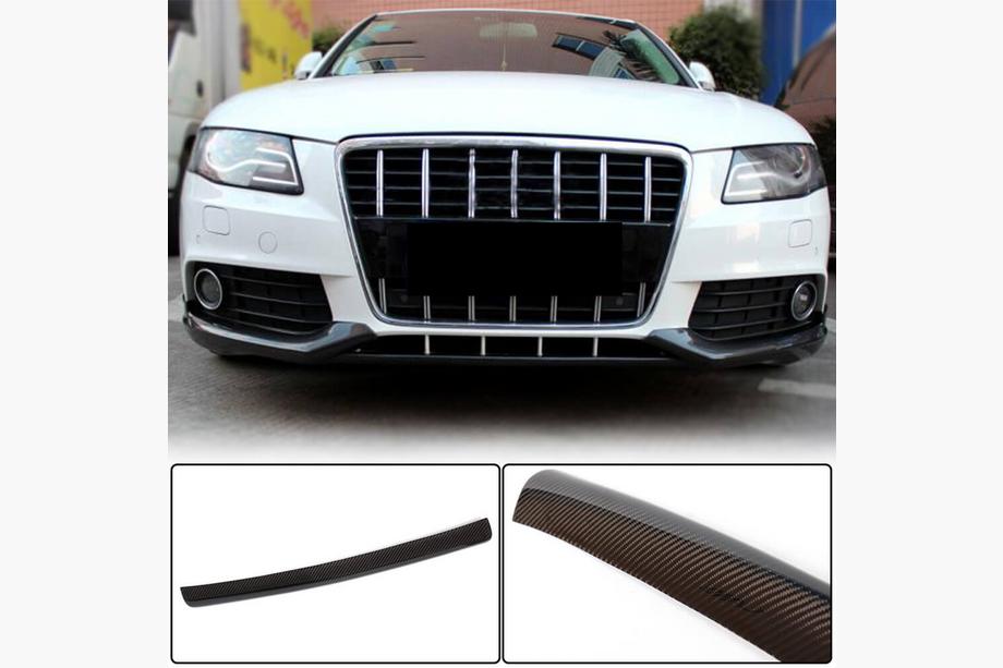 Audi A4 B8 2007-2015 Centralna dokładka przedniego zderzaka (do Base 2007-2011, Carbon) Image
