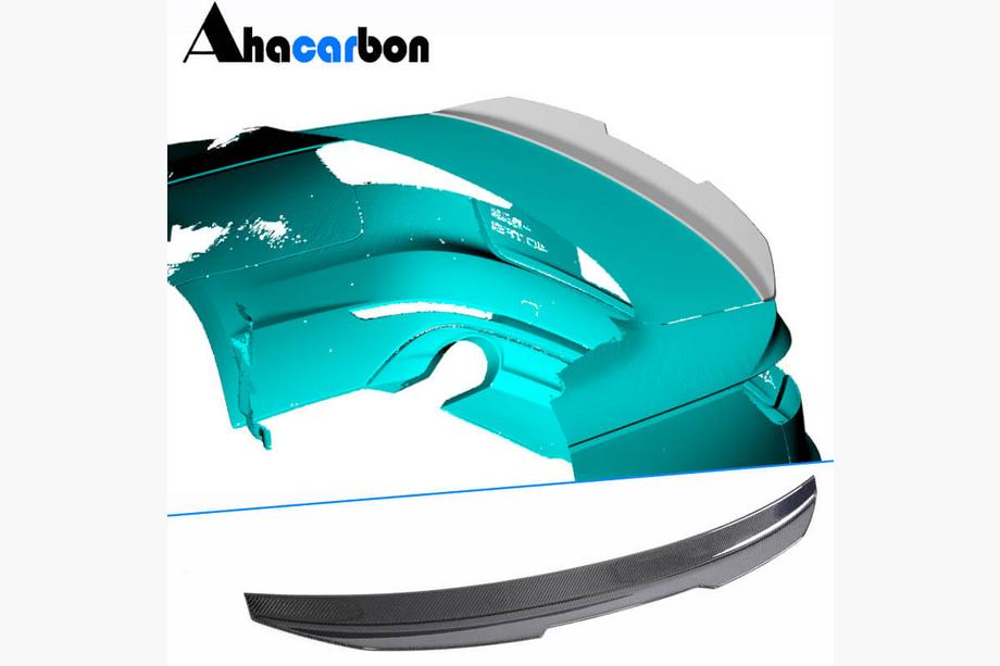 Audi A4 B9 2015-2024 Spoiler V4 (do Sedan, carbon) Image