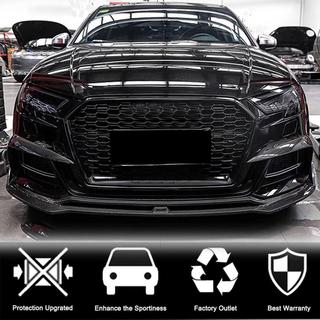Nakładki na halogeny V2 (do S-Line Sedan 2015-2019, Carbon) zdjęcia 2