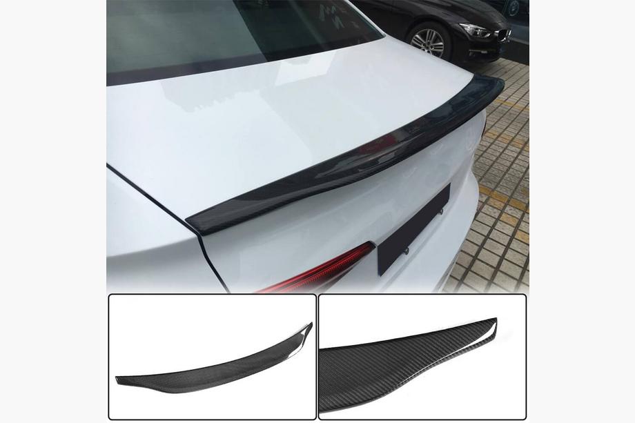 Audi A4 B9 2015-2024 Spoiler V3 (do Sedan Carbon) Image
