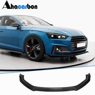 Nakładka na przedni zderzak Lip V2 (do S-Line 2016-2020, Carbon) zdjęcia 1