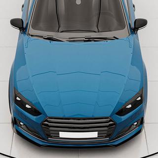 Nakładka na przedni zderzak Lip V2 (do S-Line 2016-2020, Carbon) zdjęcia 3