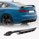Audi A5 2016-2025 Dyfuzor tylnego zderzaka V3 (do S-Line 2016-2020, Carbon) zdjęcia 1