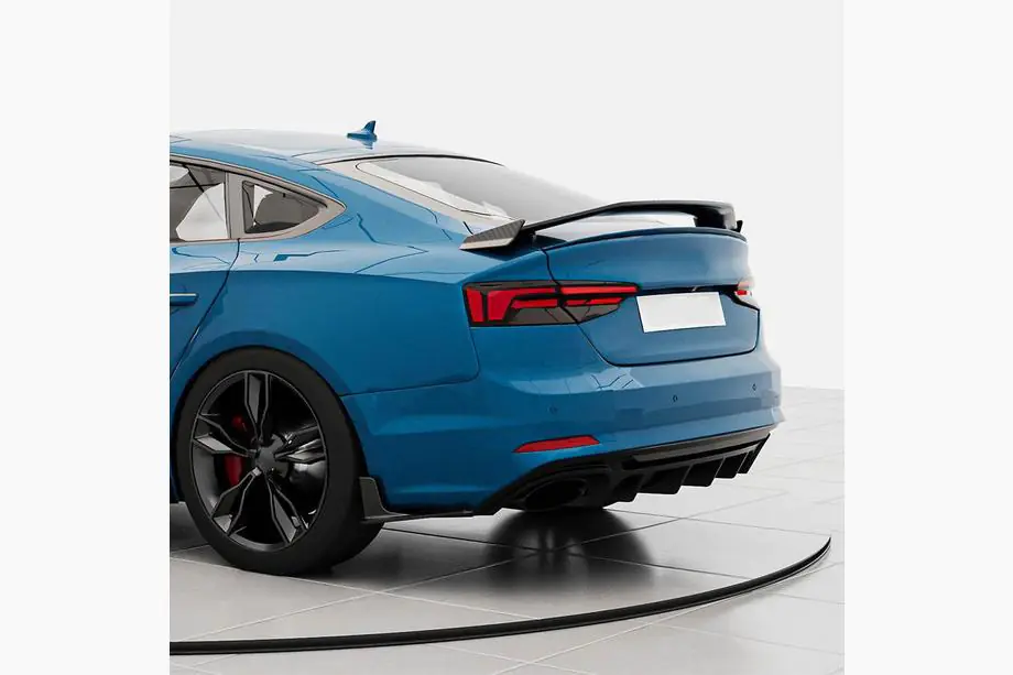 Audi A5 2016-2025 Spoiler V1 (do Sportback, Carbon) Zdjęcia 2