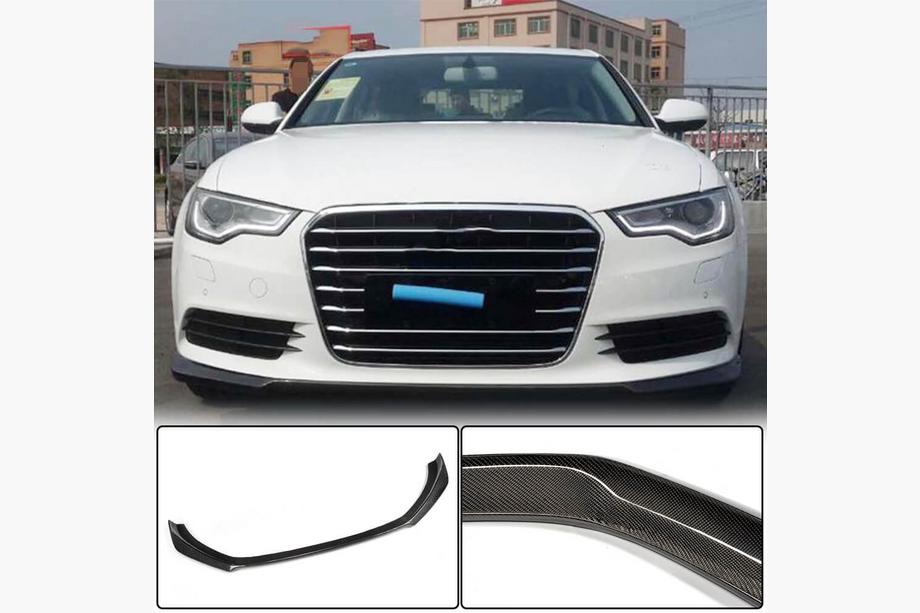 Audi A6 C7 2011-2017 Nakładka Zderzaka Przedniego Lip Carbon (do Base 2012-2015) Image
